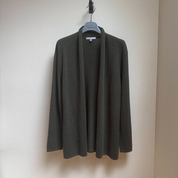 Neiman Marcus Cashmere Collection Cashmere Basic Open Cardigan - Picture 1 of 11
